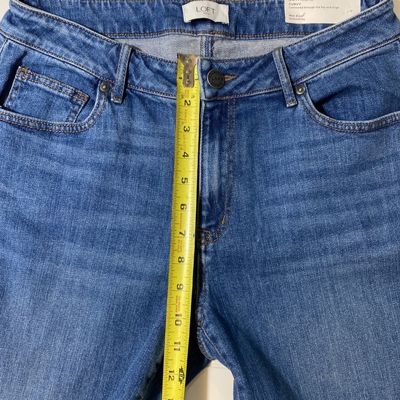Loft Boyfriend Curvy Mid Rise Size 8 NWT - Picture 5 of 6